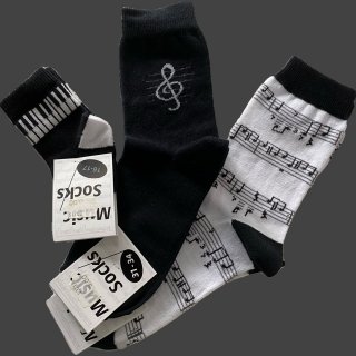  Chaussettes avec motifs musicaux