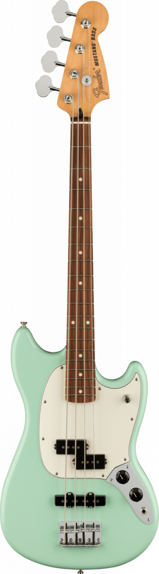 Fender Limited Edition Player Mustang Bass PJ Pau Ferro Fingerboard Surf Green