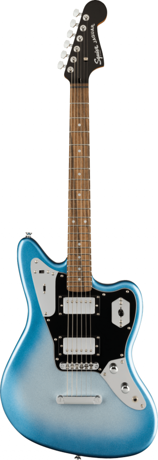 Squier Contemporary Jaguar HH ST Laurel Fingerboard Black Pickguard Sky Burst Metallic