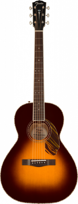 Fender PS-220E Parlor Ovangkol Fingerboard 3-Color Vintage Sunburst