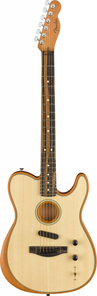 Fender American Acoustasonic Telecaster Ebony Fingerboard Natural