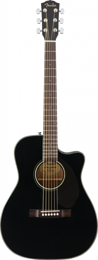 Fender CC-60SCE Concert Walnut Fingerboard Black