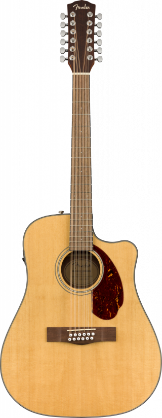 Fender CD-140SCE 12-String Walnut Fingerboard Natural