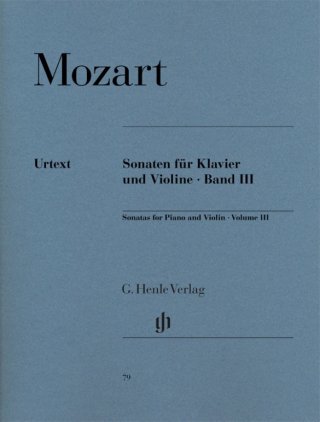 Urtext Sonaten für Klavier und Violine band III