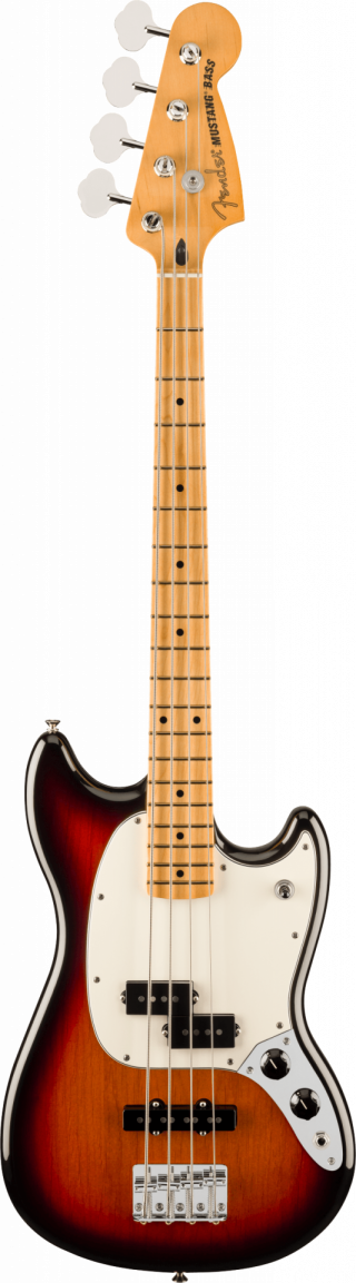 Fender Player II Mustang Bass PJ  Maple Fingerboard 3-Color Sunburst