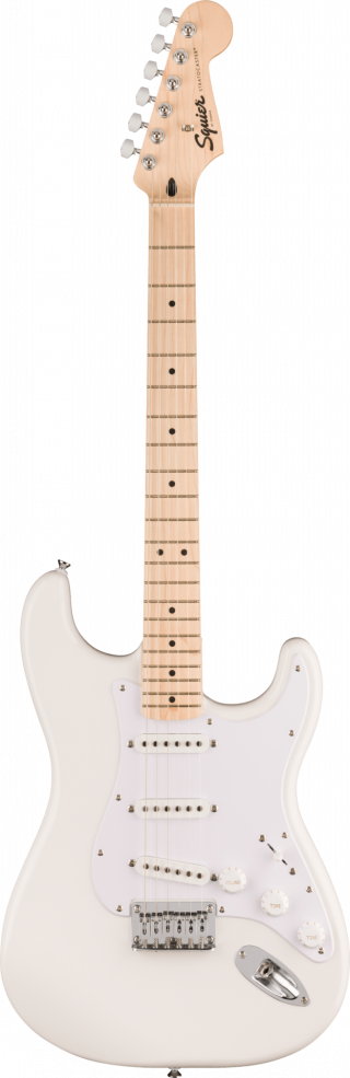 Squier Sonic Stratocaster HT Maple Fingerboard White Pickguard Arctic White