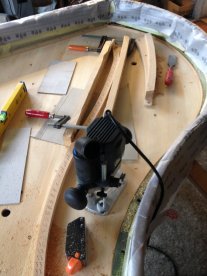 Réparation d'un chevalet de piano