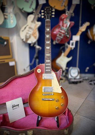 Gibson Custom Shop Murphy Lab - 1958 Les Paul Standard Washed Cherry Sunburst Ultra Light Aged