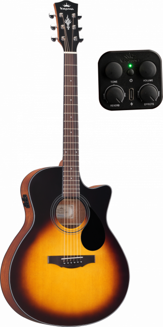 Kepma Guitars EACE+ K10 Grand Auditorium Sunburst